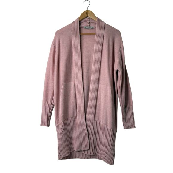 Misell Wool Blend Cardigan Size 38-M Knitted Open Front Cardigan Minimalist Cozy - Picture 1 of 11